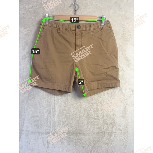 Chubbies Men's Medium Tan Cotton Fit  5.5" Inseam Thigh Shorts - Picture 8 of 8